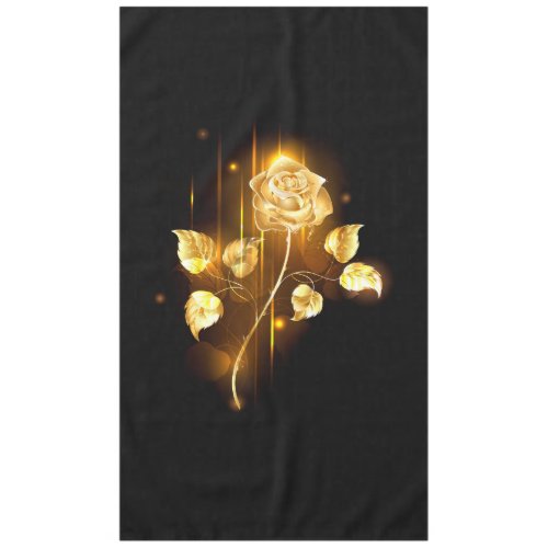 Golden rose  gold rose  tablecloth