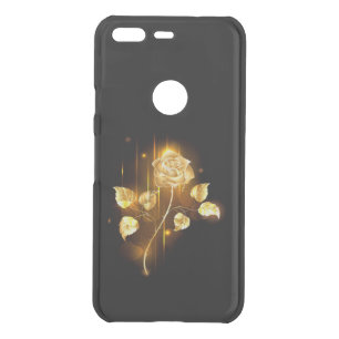 Golden rose ( gold rose ) uncommon google pixel case