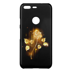 Golden rose ( gold rose ) uncommon google pixel case