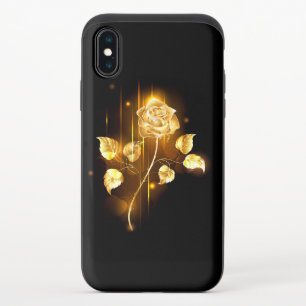 Golden rose ( gold rose ) iPhone x slider case