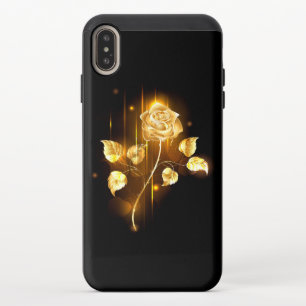 Golden rose ( gold rose ) iPhone XS max slider case