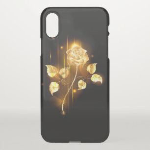 Golden rose ( gold rose ) iPhone x case