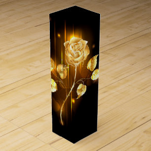 Golden rose ( gold rose ) wine box