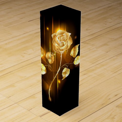 Golden rose  gold rose  wine box