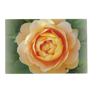 Golden rose placemat
