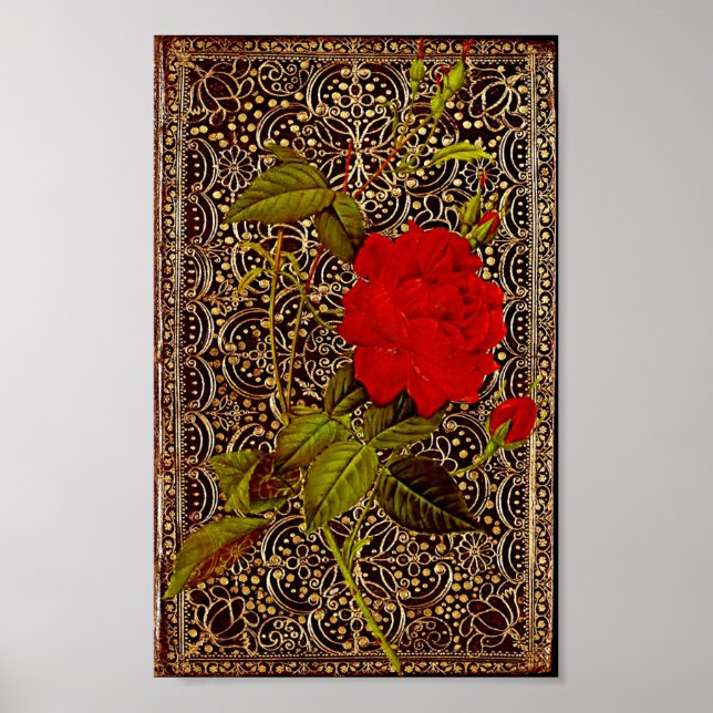 Golden Rose Poster (Front)