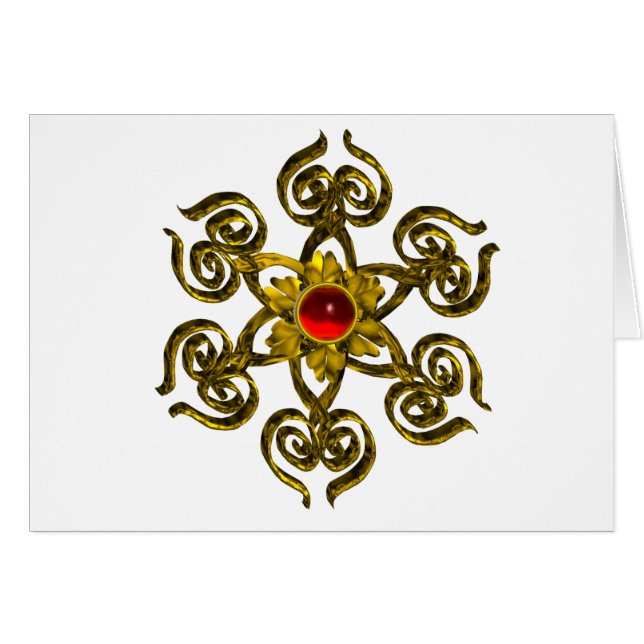 GOLDEN ROSE RUBY CARDS (Front Horizontal)