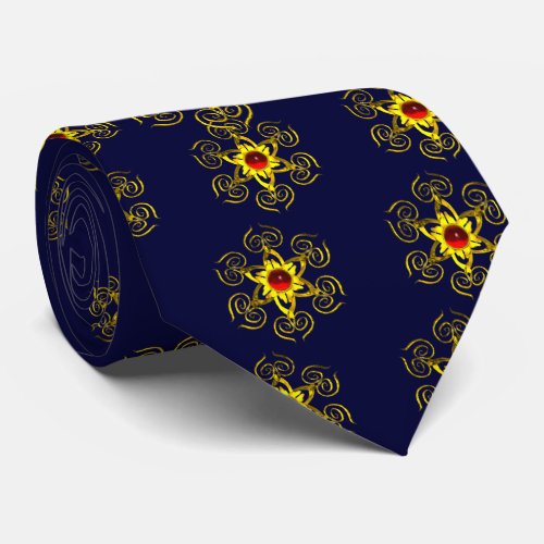 GOLDEN ROSE RUBY TIE