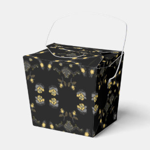 Golden Roses Favor Box