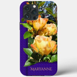 Golden Roses Floral Sunshine Case-Mate iPhone Case