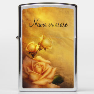 Golden roses zippo lighter