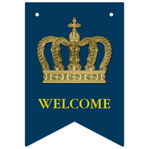 Golden Royal Crown II  your backgr  ideas Bunting Flags