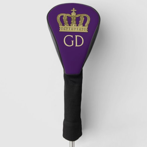 Golden Royal Crown II  your backgr  ideas Golf Head Cover