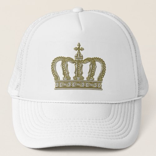Golden Royal Crown III  your backgr  ideas Trucker Hat