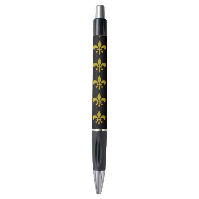 Golden Royal Lily Border + your backgr. & ideas Pen (Front Vertical)