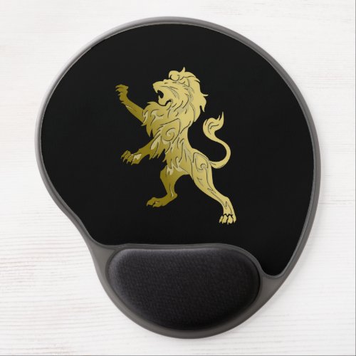 Golden Royal Lion  Gel Mouse Pad