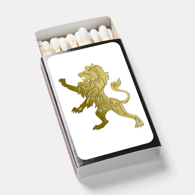 Golden Royal Lion  Matchboxes (Front Open)