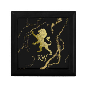 Golden Royal Lion Monogram Gift Box