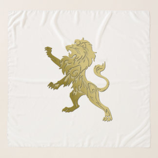 Golden Royal Lion Scarf