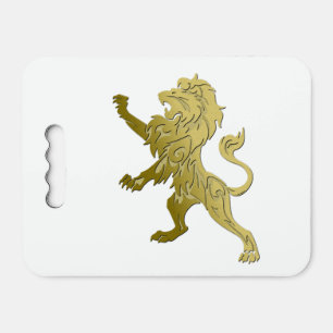 Golden Royal Lion Seat Cushion