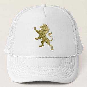 Golden Royal Lion Trucker Hat