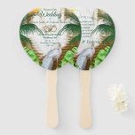 Golden Royal Peacock Temple Dreams Hand Fan