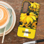 Golden Rudbeckia Black Eyed Susan Flowers Samsung Galaxy S21 Case<br><div class="desc">This deisgn features a close-up photograph of golden yellow Rudbeckia also known as Black Eyed Susan flowers. Personalize the name and initial letter monogram,  remove any text or edit using the design tool to select a font color,  size,  and style you like.</div>