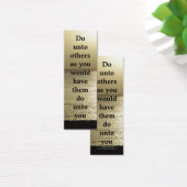 Golden Rule Bookmark (Desk)