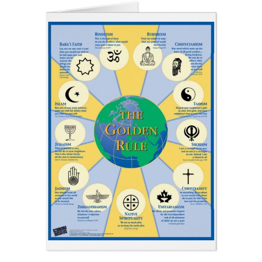 Golden Rule Poster Cards (Front)