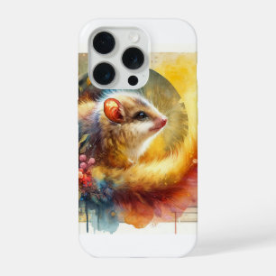 Golden Rumped Elephant Shrew AREF1017 - Watercolor iPhone 15 Pro Case