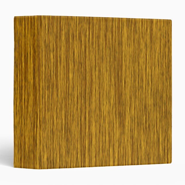 Golden Rustic Grainy Wood Background Binder (Front/Spine)