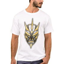 Golden Samurai Mask T-Shirt