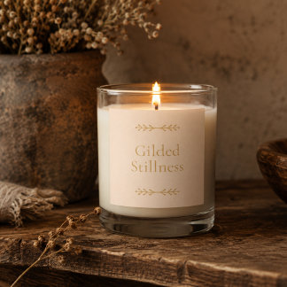 Golden Sanctuary Scented Jar Candle