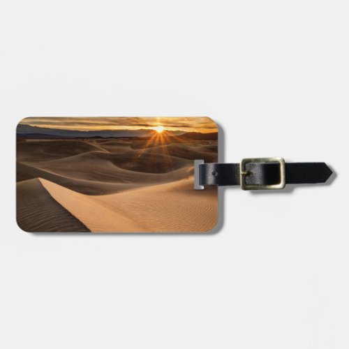 Golden Sand dunes Death Valley CA Luggage Tag