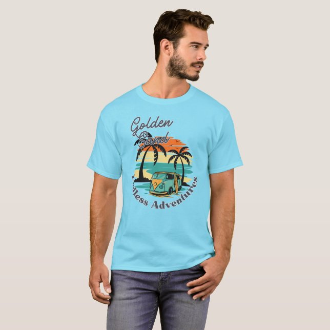 Golden Sand Endless Adventures T-Shirt (Front Full)