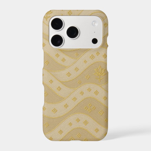 Golden Saree 2 iPhone Case (Back)