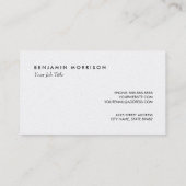 Golden Scale Attorney Business Cards (Back)