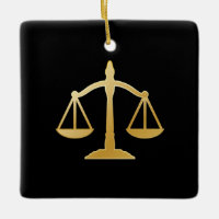 Golden Scales of Justice Law Theme Design