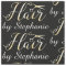Golden Script Scissors Hairstylist Hair Salon