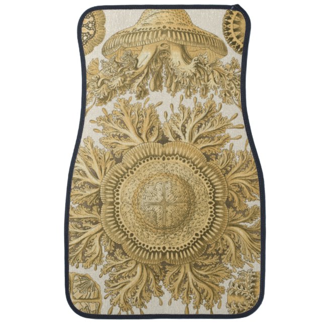 Golden Sea Creatures Car Mat (Front)