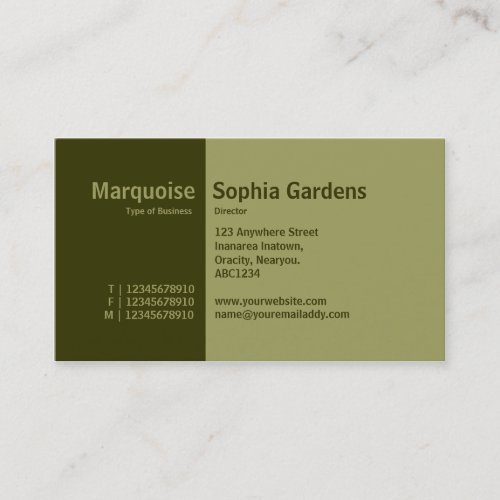 Golden Section 08 Business Card