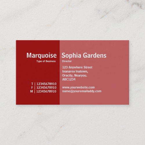 Golden Section 16 Business Card