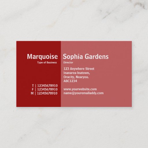 Customizable Golden Section 16 Business Card