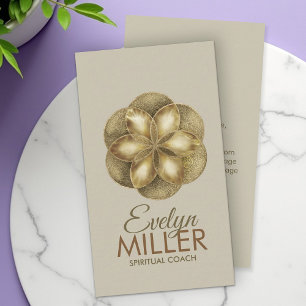 Golden Seed of life Business Card