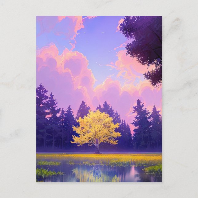 Golden Serenade Postcard (Front)