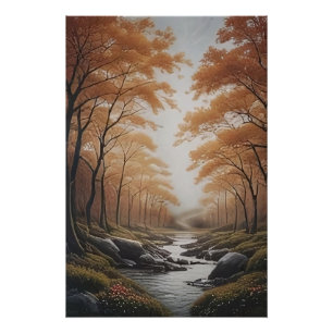 Golden Serenity Poster