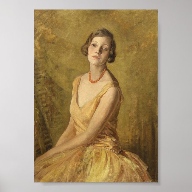 Golden Serenity Poster (Front)