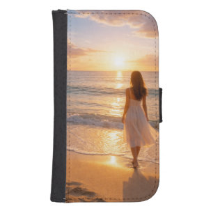 Golden Serenity Galaxy S4 Wallet Case