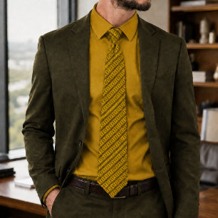 Golden Serpent Authority Neck Tie