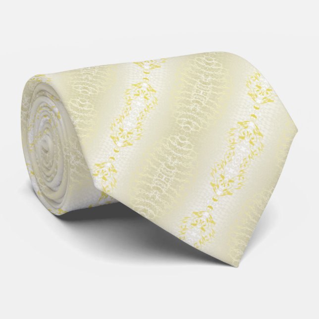 Golden Serpent Neck Tie (Rolled)